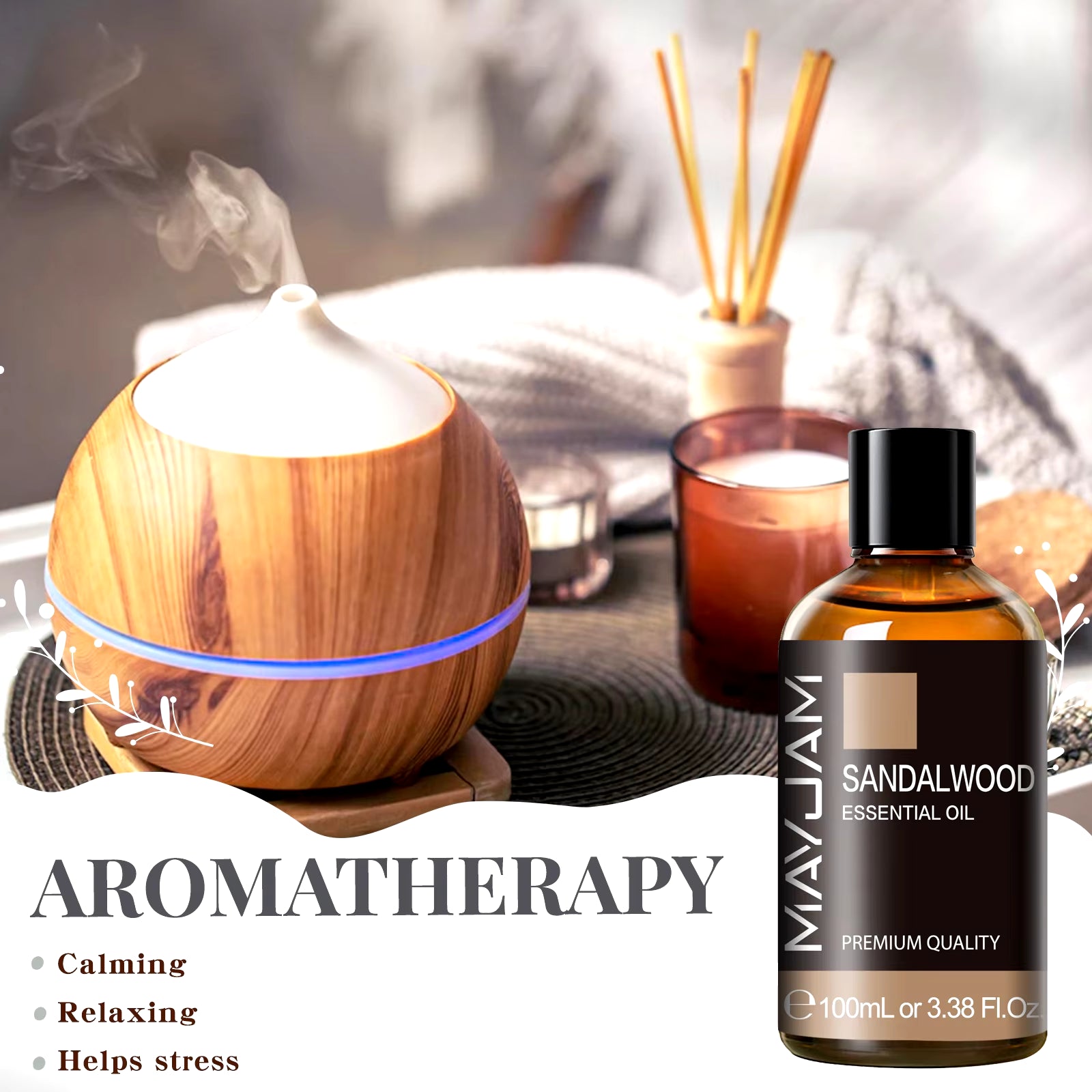 100ML Aroma Essential Oil Used for Humidifiers/Aromatic Diffusers Sweet Orange Oregano Lavender Massage Oil